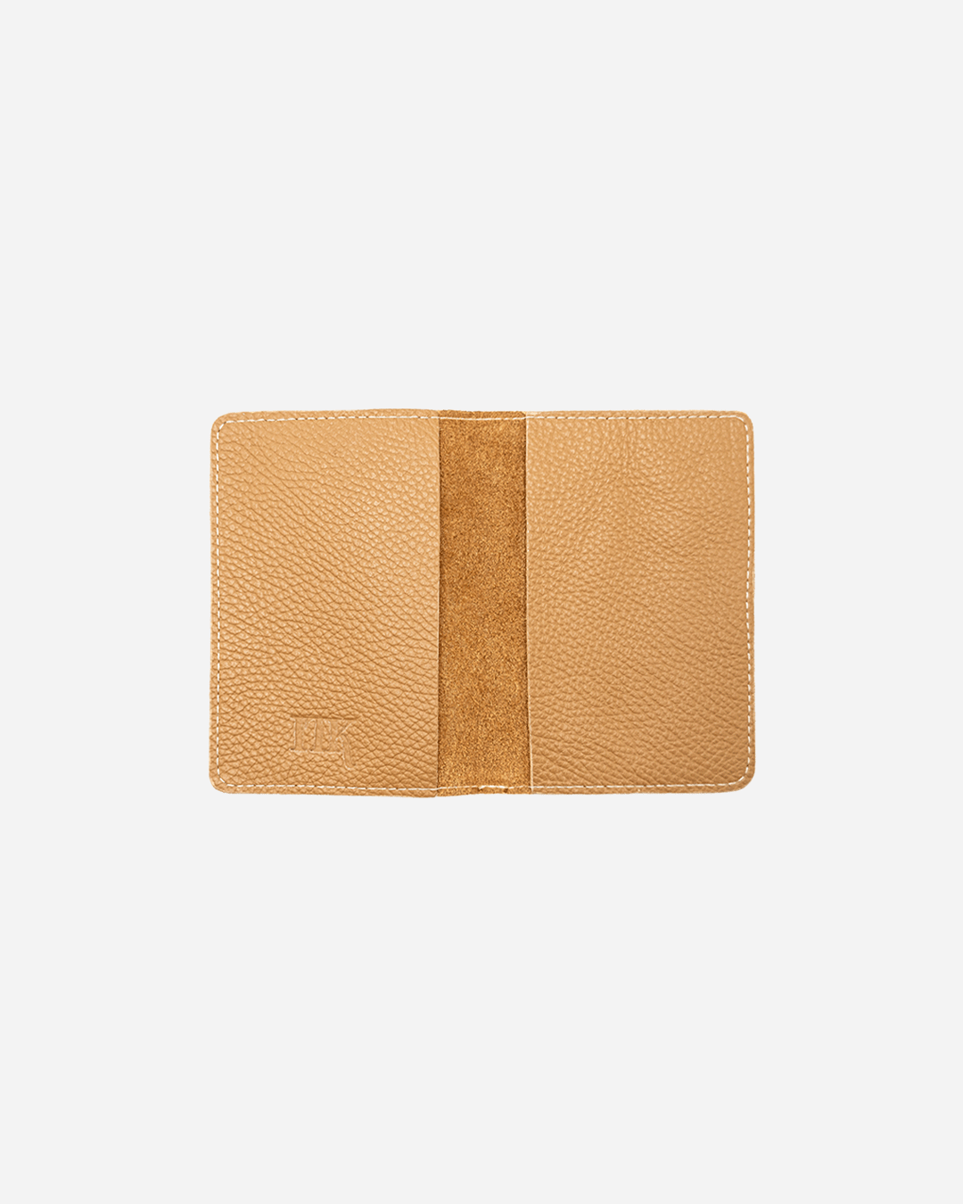 Beige Passport Cover - Real Leather