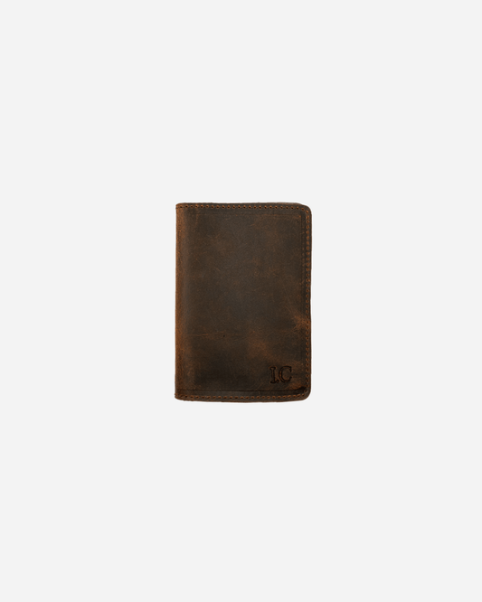 Dark Brown Passport Cover - Real Leather