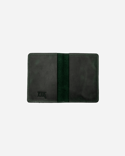 Dark Green Passport Cover - Real Leather