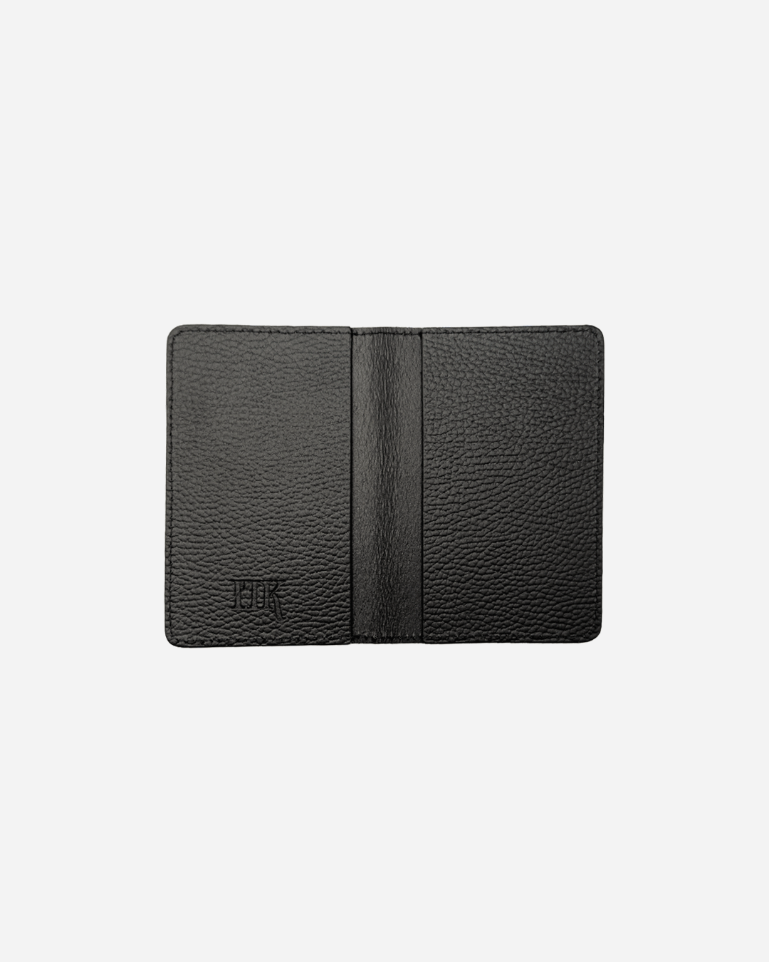 Black Passport Cover - Recycled Leather