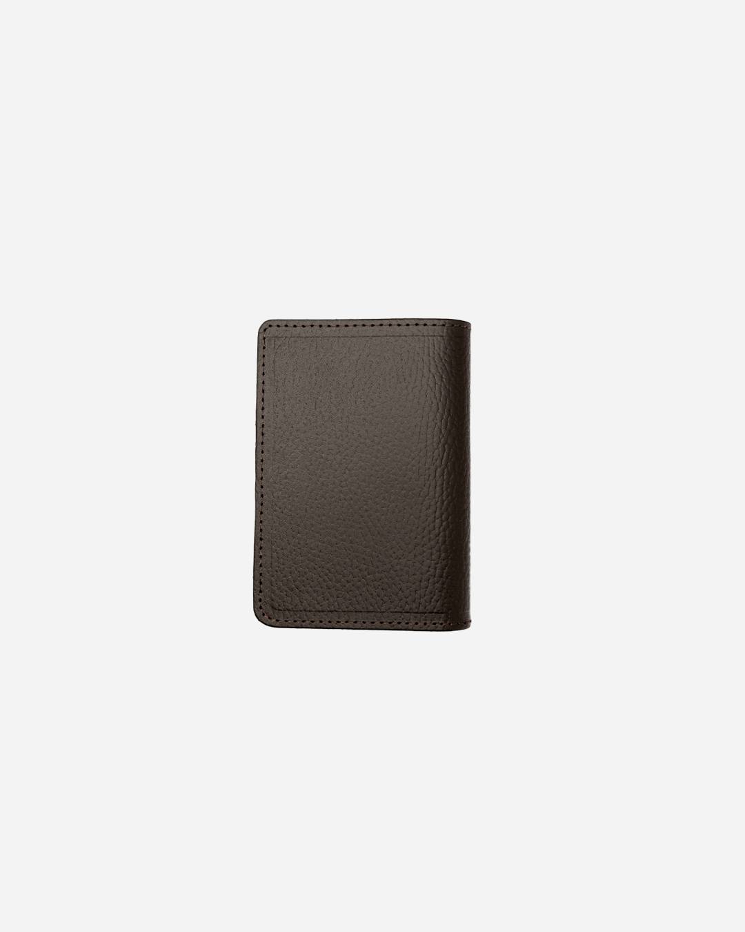 Dark Brown Passport Cover - Recycled Leather