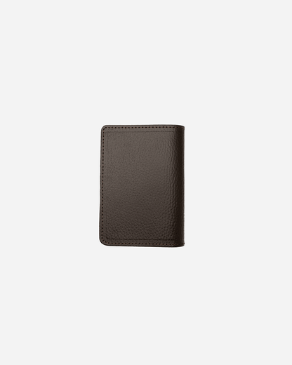 Dark Brown Passport Cover - Recycled Leather