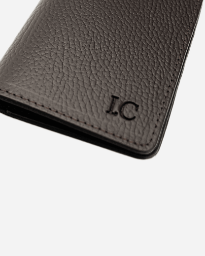 Dark Brown Passport Cover - Recycled Leather