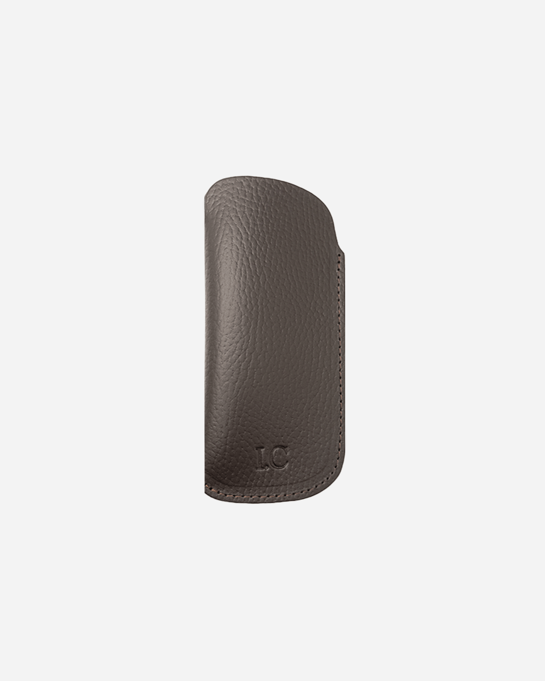 Dark Brown Sunglasses Sleeve - Recycled Leather